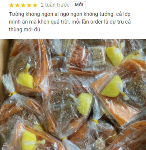 feedback bánh tráng bơ TN FOOD