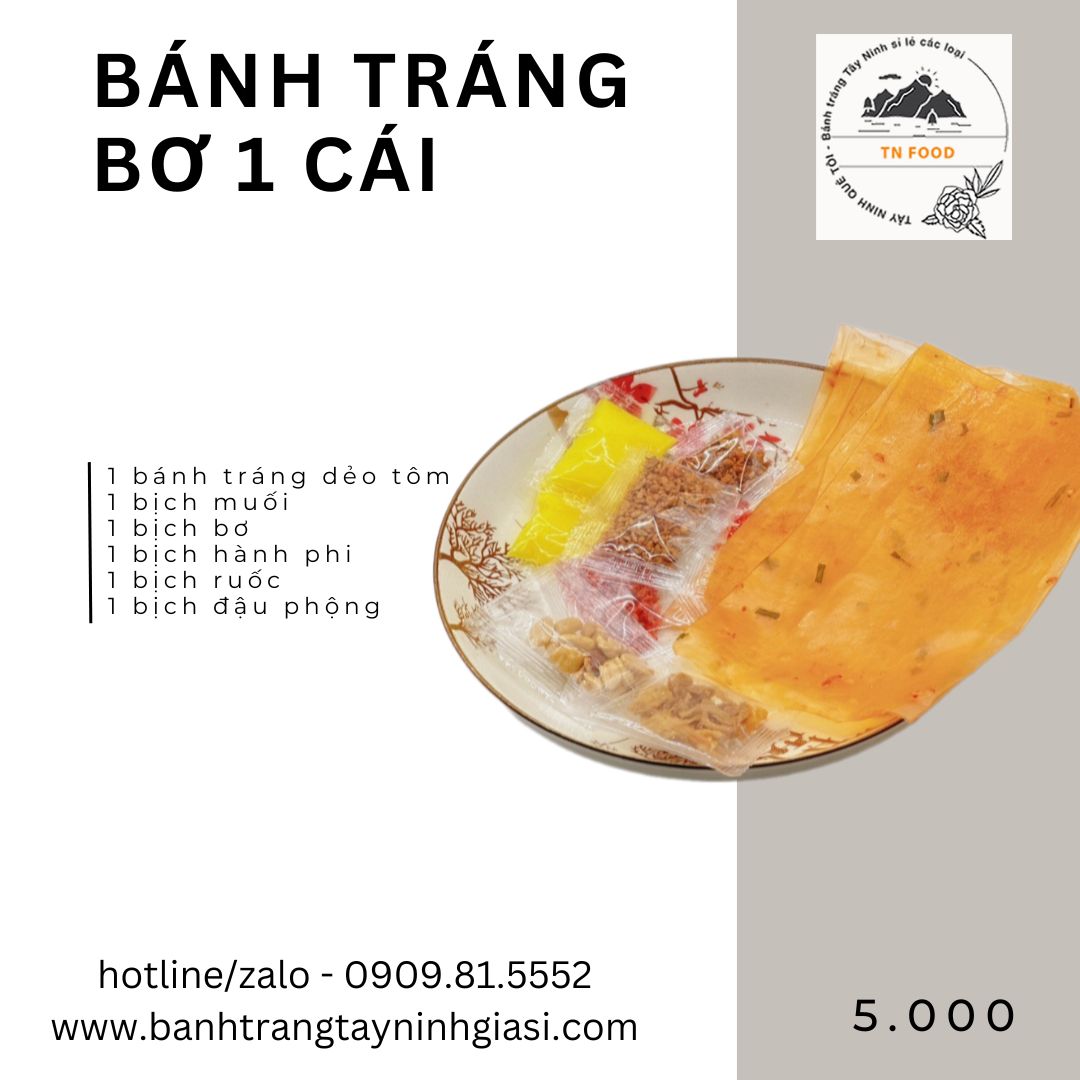 BÁNH TRÁNG BƠ TN FOOD