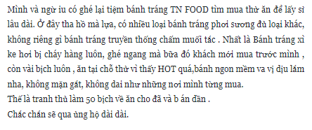 feedback từ khách hàng