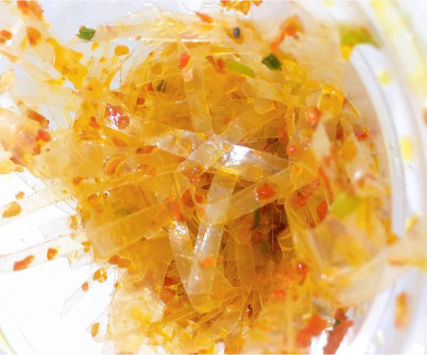 bánh tráng dạng sợi trộn sẵn