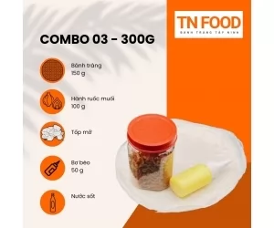 Combo 03  bánh tráng phơi sương hành tép bơ