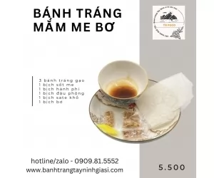 Bánh Tráng Me Bơ