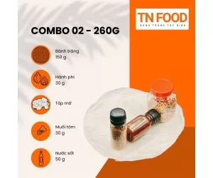 Combo 02 Bánh tráng phơi sương muối sốt ớt rim hành phi