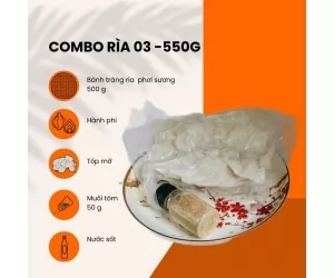 Combo 03 bánh tráng rìa phơi sương muối nhuyễn