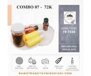 Combo 07 Bánh tráng gạo bơ muối ruốc hành phi, sốt