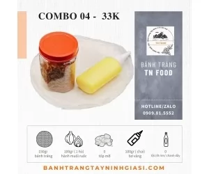 Combo bánh tráng tây ninh  04 ( upsize combo 3)  