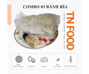 Combo 03 bánh tráng rìa phơi sương muối nhuyễn