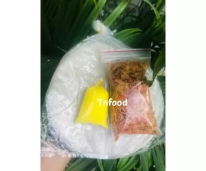 Combo 01 bánh tráng bơ, hành ruốc muối, sốt