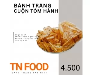 Bánh tráng cuộn tôm hành 50g