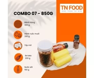 Combo 07 Bánh tráng gạo bơ muối ruốc hành phi, sốt